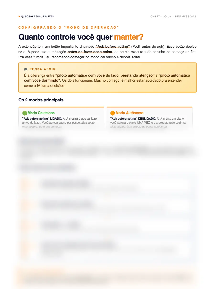 Página de exemplo do PDF Como respondi 200 comentários com IA