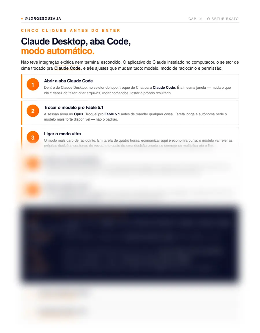 Página de exemplo do PDF Jogo do Mario com Claude Code